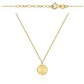 Naszyjnik złoty diamentowane kółeczko (Gramatura: 1.44)