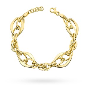 Bransoletka złota z kolekcji "GRANDE" duże ogniwa 