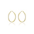 Kolczyki złote koła gładkie na francuskim zapięciu (Gramatura: 3.04)