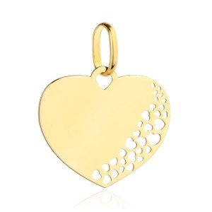 Zawieszka wisiorek ażurowe serce pr. 585