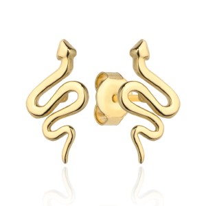 Kolczyki złote węże 