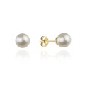 Kolczyki złote z perłą (Gramatura: 1.23)