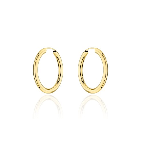 Kolczyki złote kółka -2,8cm super lekkie