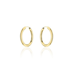 Kolczyki złote kółka - 2cm super lekkie 