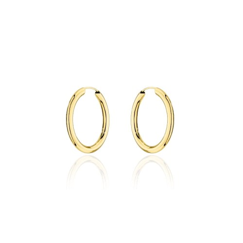 Kolczyki złote kółka - 2cm super lekkie 