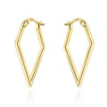 Kolczyki złote w kształcie rombu (Gramatura: 1.79)
