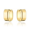 Kolczyki złote gładkie szerokie (Gramatura: 1.96)