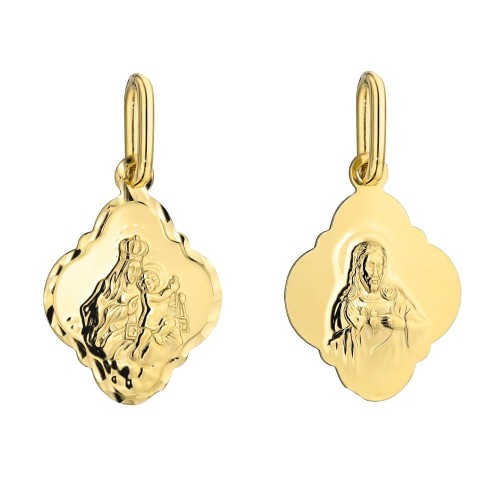 Medalik złoty szkaplerz pr. 585 