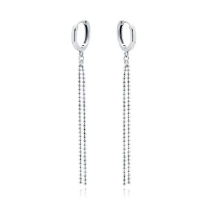 Srebrne kolczyki z łańcuszkami SL-Z2010DER