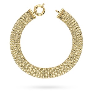 Bransoletka złota z kolekcji "PIATTO" z kółeczkiem 