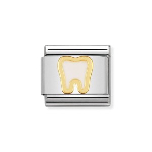 Element Link Nomination Composable Gold Ząb 030208/05