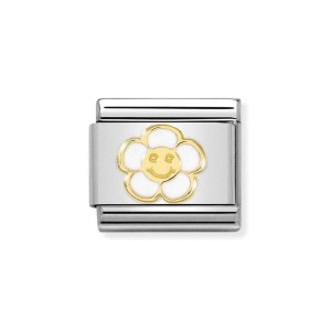 Element Link Nomination Composable Gold Uśmiechnięty Kwiatuszek 030272/59