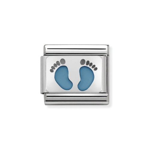 Element Link Nomination Composable Niebieskie Stópki 330208/15