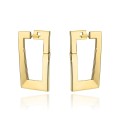 Kolczyki złote eleganckie prostokąty (Gramatura: 3.83)