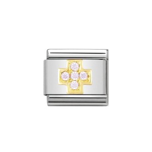 Element Link Nomination Composable Gold Krzyż 030307/06