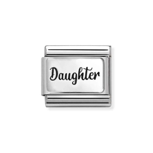 Element Link Nomination Composable Silver Daughter  330111/43