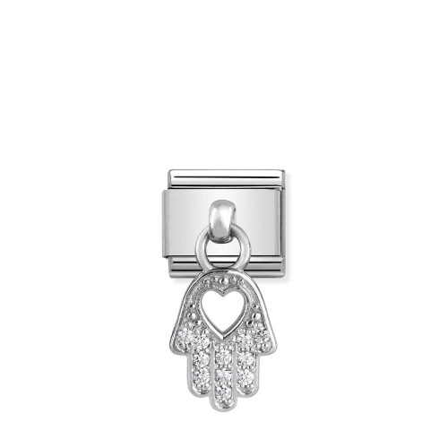 Element Link Nomination Composable Silver Ręka Fatimy 331800/20