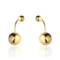Kolczyki złote dioro z gładkimi kulkami (Gramatura: 3.76)