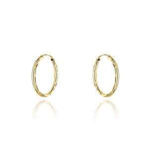 Kolczyki koła diamentowane super lekkie 1,8cm