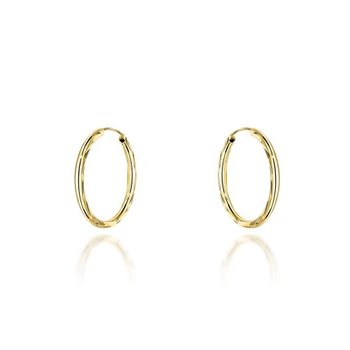 Kolczyki koła diamentowane super lekkie 1,8cm