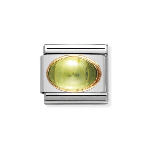 Element Link Nomination Composable Gold Peridot 030504/05