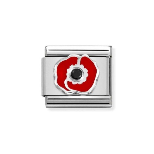 Element Link Nomination Composable Czerwony Mak 330305/17