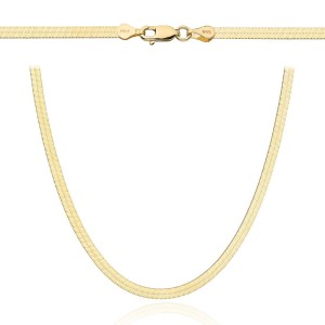Łańcuch złoty taśma 40cm 