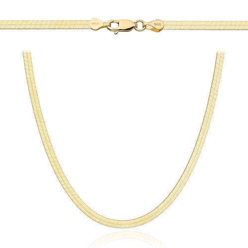 Łańcuch złoty taśma 40cm 