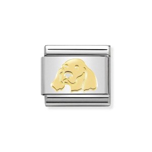 Element Link Nomination Composable Gold Pies Irlandzki Seter 030162/55