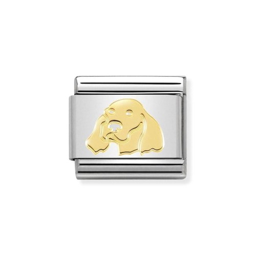 Element Link Nomination Composable Gold Pies Irlandzki Seter 030162/55
