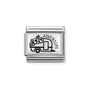 Element Link Nomination Composable Silver Przygoda z przyczepą kempingową  330111/25