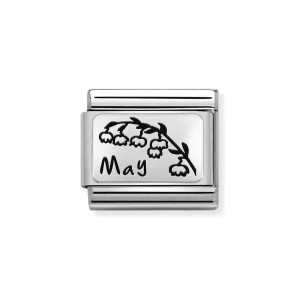 Element Link Nomination Composable Silver Maj - Konwalia 330112/17