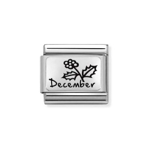 Element Link Nomination Composable Silver Grudzień - Ostrokrzew 330112/24