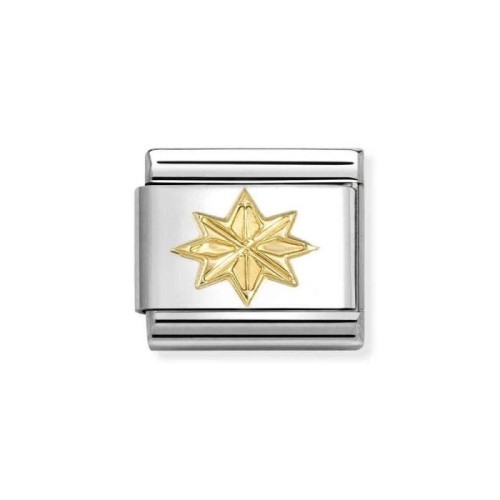 Element Link Nomination Composable Gold Róża Wiatrów 030149/61
