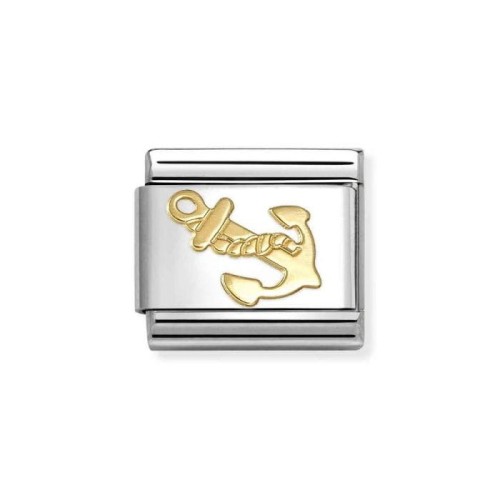 Element Link Nomination Composable Gold Kotwica 030149/62