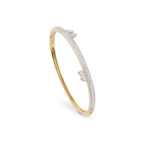 Srebrna pozłacana bransoletka Guess Nuances JSBB04507JWYG