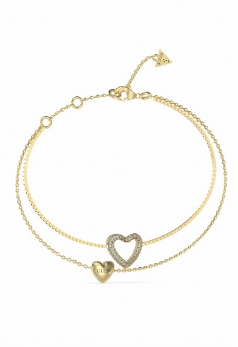 Bransoletka damska Guess Beloved Dubla JUBB05027JWYG