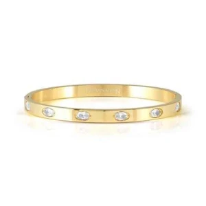 Bransoletka Nomination Italy Pretty Bangles Gold białe cyrkonie 029518/020