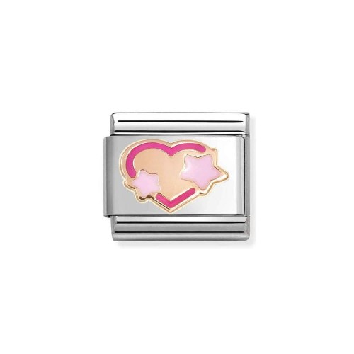 Element Link Nomination Composable Rose Gold Serce i gwiazdki 430202/41