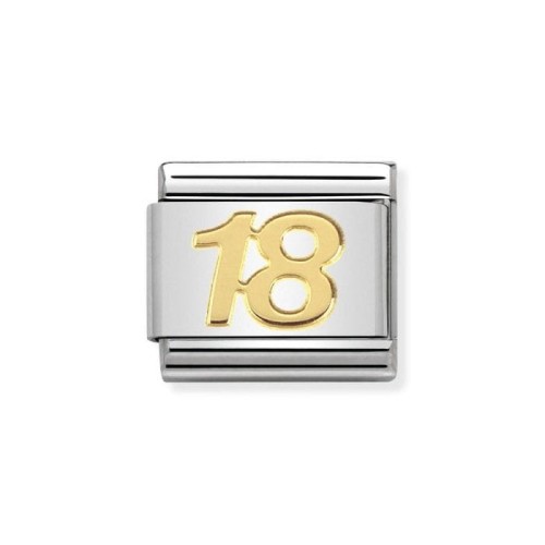 Element Link Nomination Composable Gold Liczba 18 030109/34