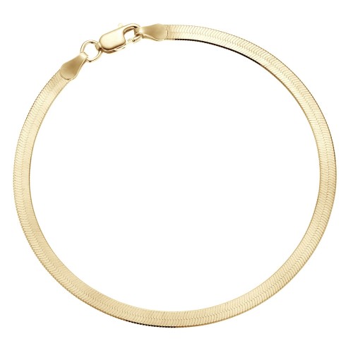 Srebrna pozłacana bransoletka taśma SL-Z2149BG-040