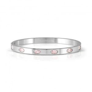 Bransoletka Nomination Italy Pretty Bangles Silver z różowymi cyrkoniami 029517/002