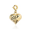 Zawieszka/charms diamentowane serce (Gramatura: 0.73)