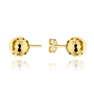 Kolczyki złote kulki party 8 mm pr. 333