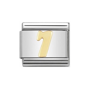 Element Link Nomination Composable Gold Cyfra 7 030102/07