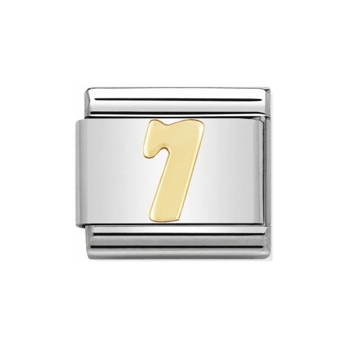 Element Link Nomination Composable Gold Cyfra 7 030102/07