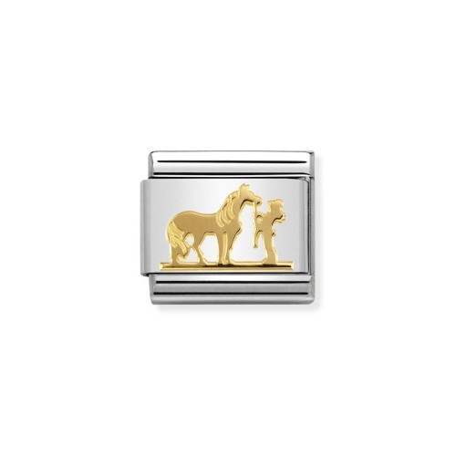 Element Link Nomination Composable Gold Koń z Jeźdźcem 030149/29