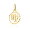 Zawieszka złota znak zodiaku PANNA (Gramatura: 0.62)