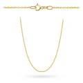 Łańcuszek złoty - splot rolo diamentowany 50 cm (Gramatura: 2.58)