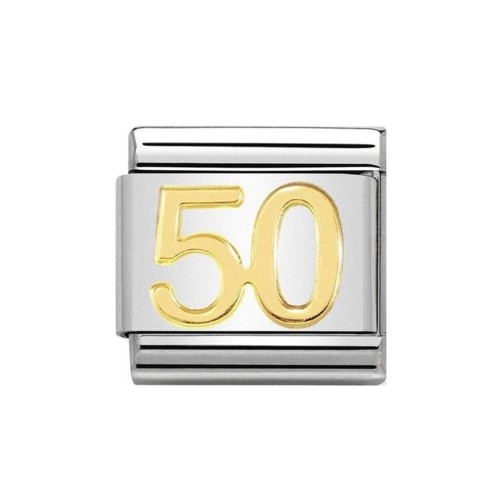 Element Link Nomination Composable Gold cyfra "50" 030109/42